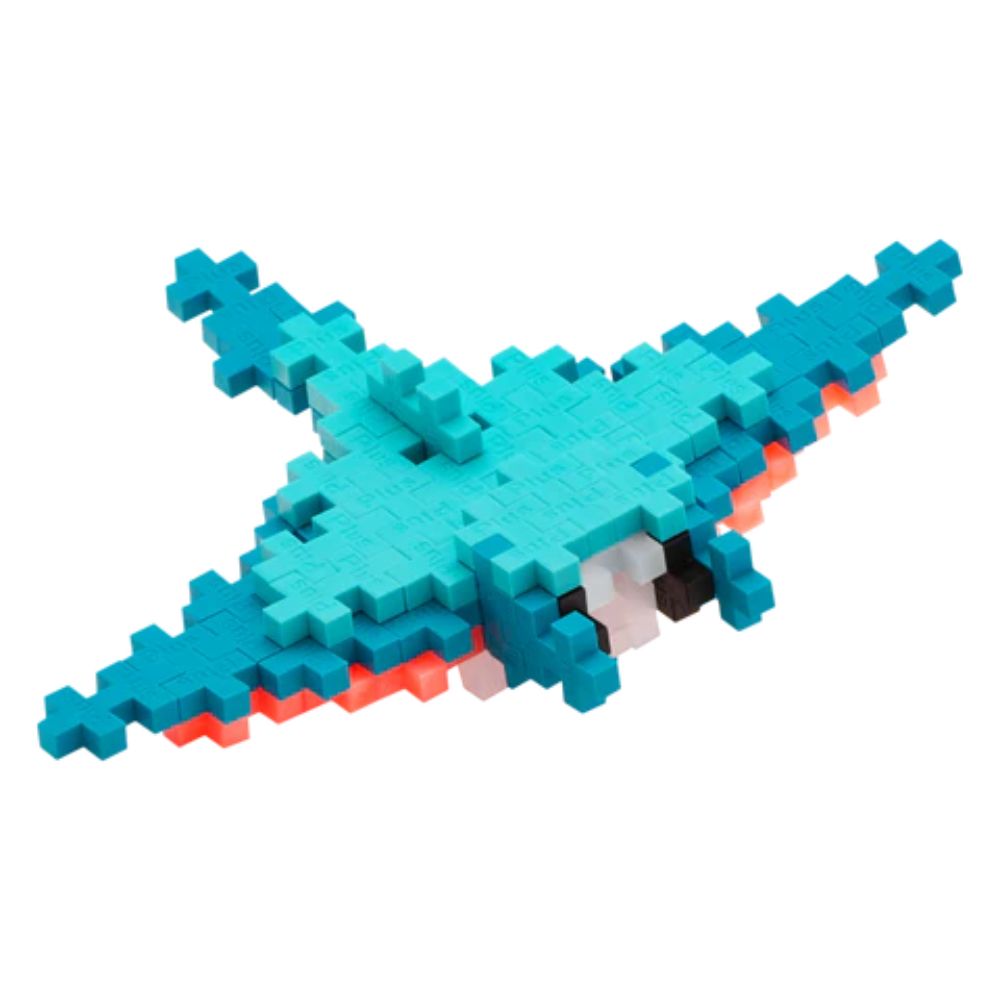 Plus Plus 100 Piece Tube Manta Ray Construction Kit
