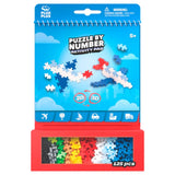 Plus Plus 125 piece Activity Pad Transportation Construction Kit