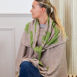 POM Amelia Recycled Blend Dark Oatmeal Fine Knit Poncho
