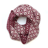 POM Astrid Berry and Cream Scandi Star Snood