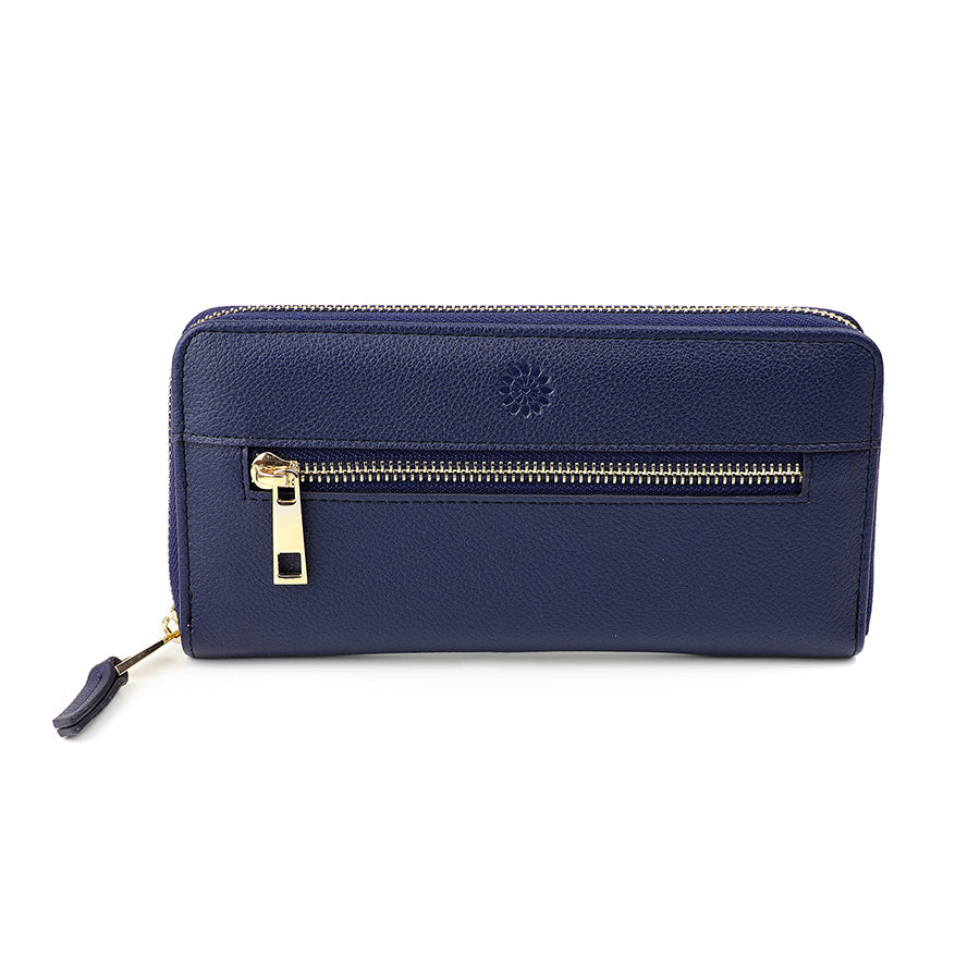POM Bella Navy Long Purse
