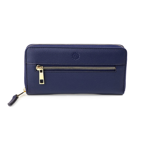 POM Bella Navy Long Purse