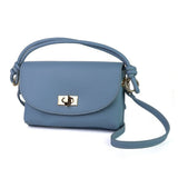 POM Blue Vegan Leather Mini Bag - Old Railway Line Garden Centre