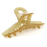 POM Champagne Glitter Looped Claw Clip