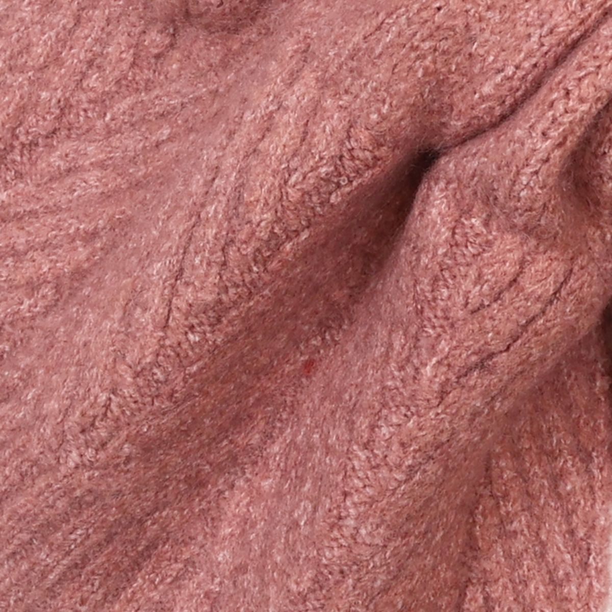 POM Charlotte Dusty Rose Herringbone Pull Through Scarf