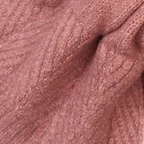 POM Charlotte Dusty Rose Herringbone Pull Through Scarf