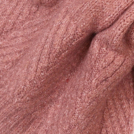 POM Charlotte Dusty Rose Herringbone Pull Through Scarf