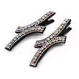 POM Clear Crystal Curves Hair Clip Duo