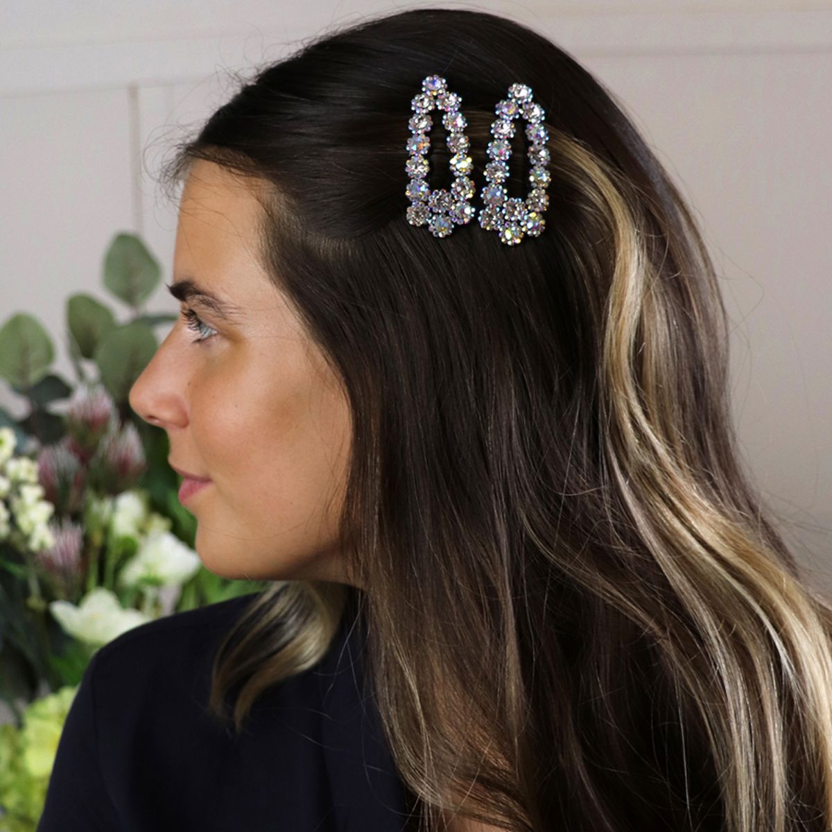 POM Clear Crystal Snap Clip Set