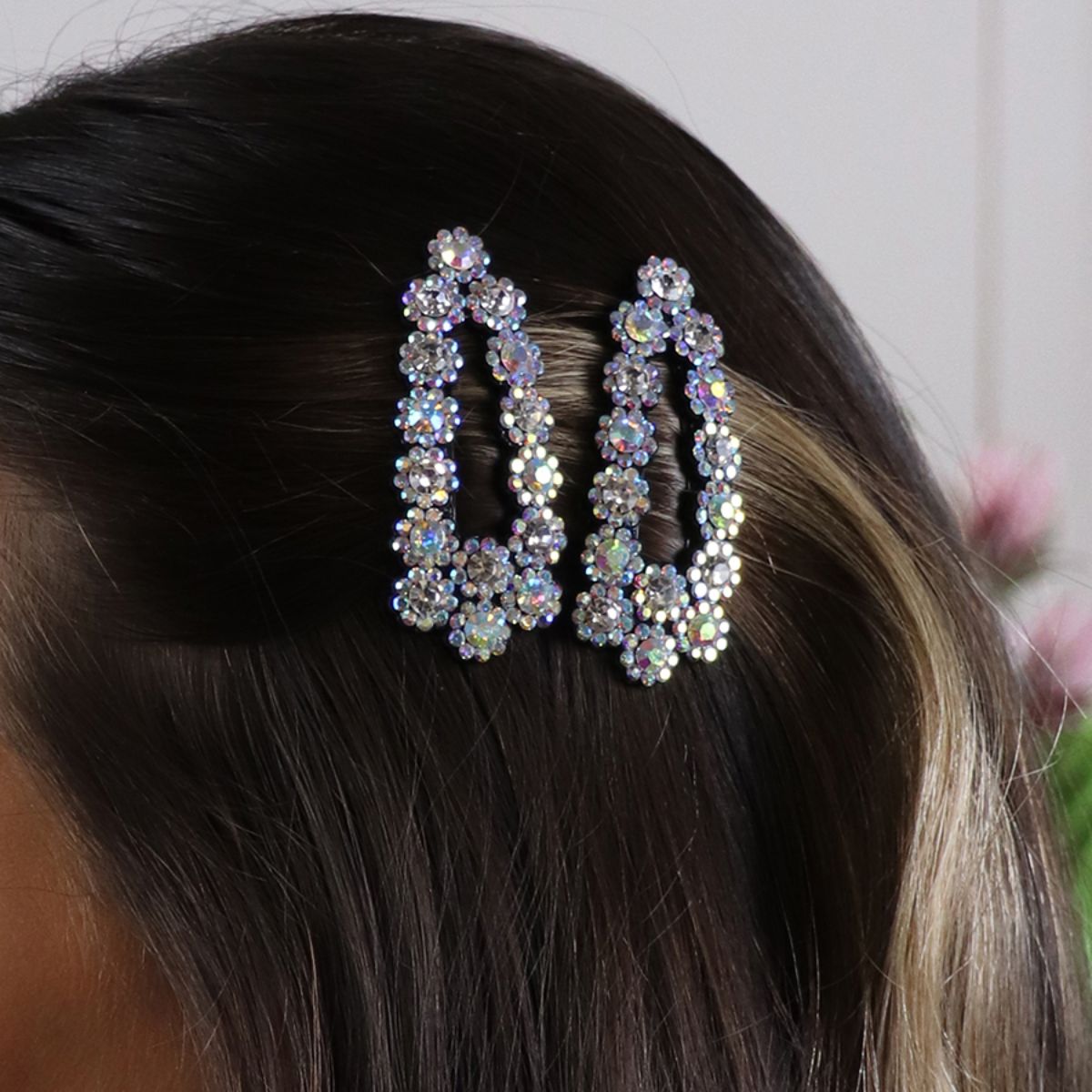 POM Clear Crystal Snap Clip Set