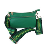 POM Emerald Green Vegan Leather Cross Body Bag - Old Railway Line Garden Centre