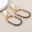 POM Golden And Black Bead Mix Stadium Earrings - Old Railway Line Garden Centre