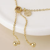POM Golden Crystal Cylinder Bracelet - Old Railway Line Garden Centre