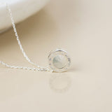 POM Silver Plated Roman Numeral Necklace
