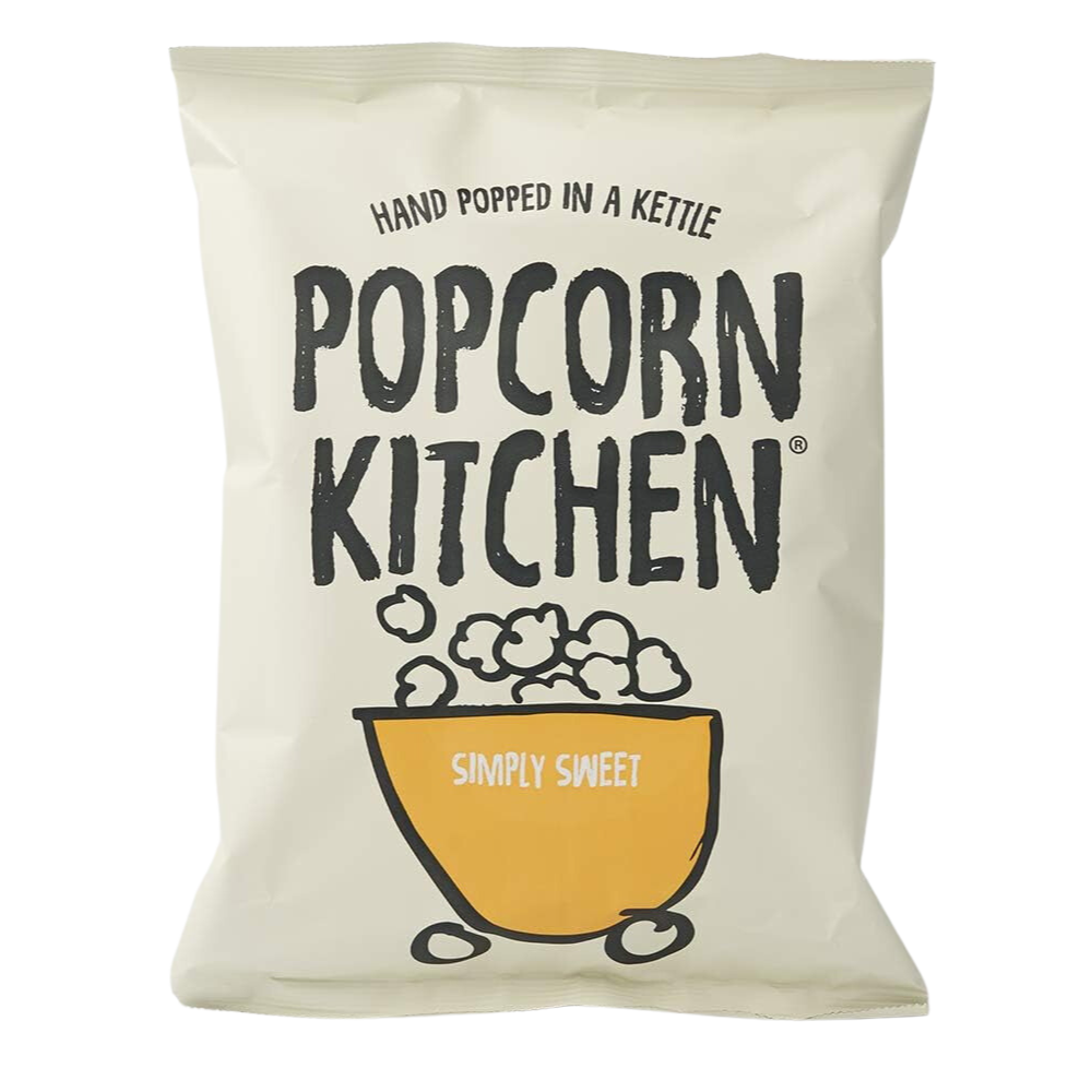 Popcorn Kitchen 100g Simply Sweet Popcorn Sharing Bag
