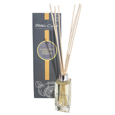 Potters Crouch 100ml Arabian Oudh, Amber & Bergamot Reed Diffuser - Old Railway Line Garden Centre