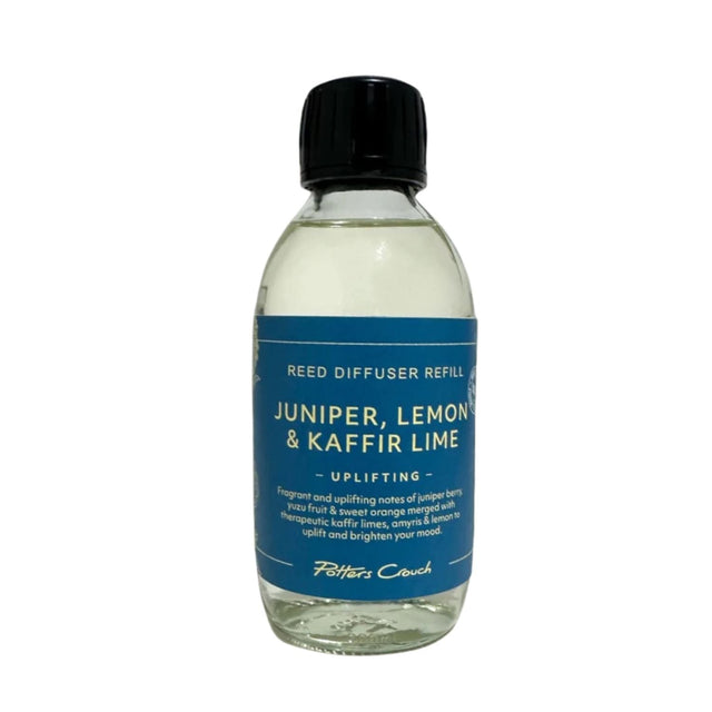 Potters Crouch 200ml Juniper, Lemon & Kaffir Lime Uplift Diffuser Refill - Old Railway Line Garden Centre