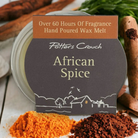 Potters Crouch 40g African Spice Wax Melt Pott - Old Railway Line Garden Centre