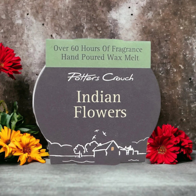 Potters Crouch 40g Indian Flowers Melt Pott - Old Railway Line Garden Centre