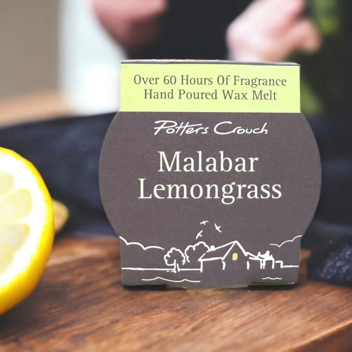 Potters Crouch 40g Malabar Lemongrass Melt Pot - Old Railway Line Garden Centre