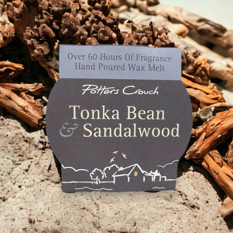 Potters Crouch 40g Tonka Bean & Sandalwood Melt Pott - Old Railway Line Garden Centre