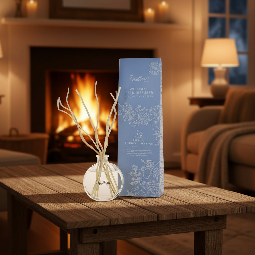 Potters Crouch Joy Freesia, Lemon & Clary Sage Wellness Reed Diffuser