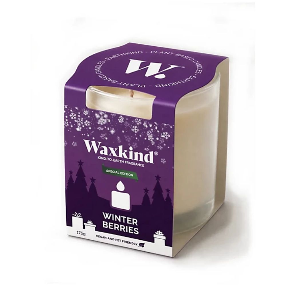 Potters Crouch Waxkind Glass Candle - Winter Berries