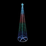 Premier 1.8m Lit Digital FlexiBrights Pyramid Tree with 220 Colour LEDs