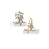 Premier 18cm Silver Stocking Hanger (Choice of 2)