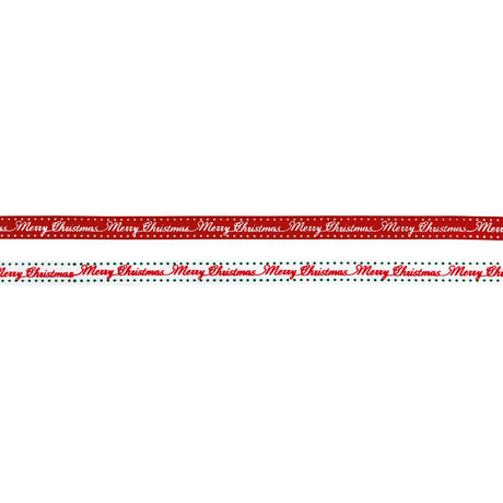 Premier 270cm "Merry Christmas" Finishing Ribbon (Choice of 2)