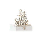 Premier 22cm Silver Christmas Stocking Holder (Choice of 2)