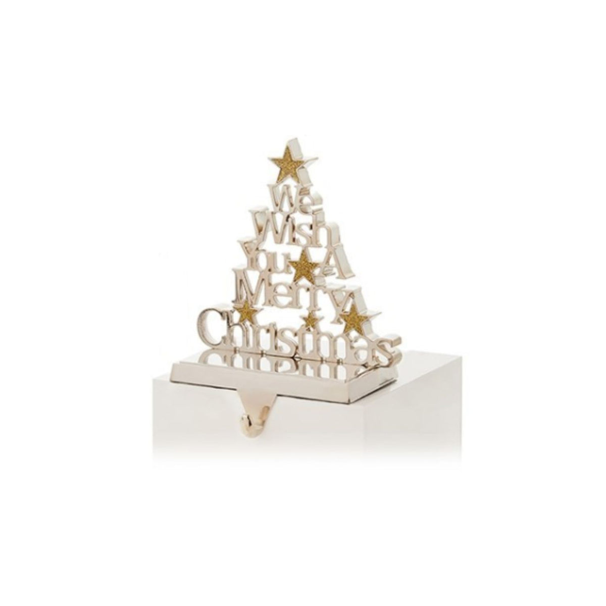 Premier 22cm Silver Christmas Stocking Holder (Choice of 2)