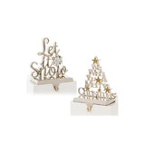 Premier 22cm Silver Christmas Stocking Holder (Choice of 2)