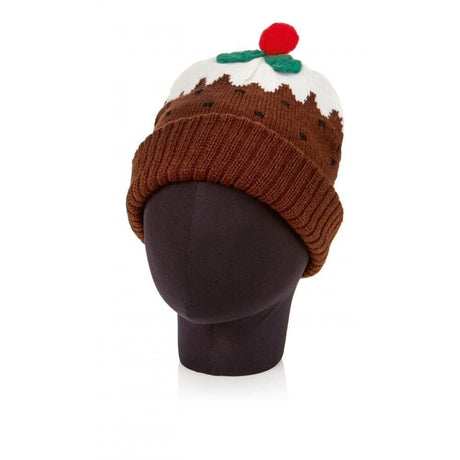 Premier 25cm Christmas Pudding Woolly Bobble Hat