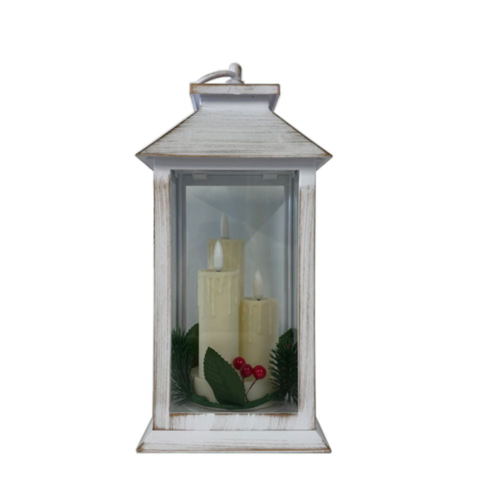 Premier Flickering Flame 27cm Battery Lantern - (Choice of 3)