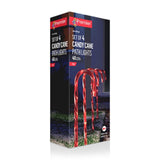 Premier 62cm Battery Operated Candy Cane Path Light - Set of 4