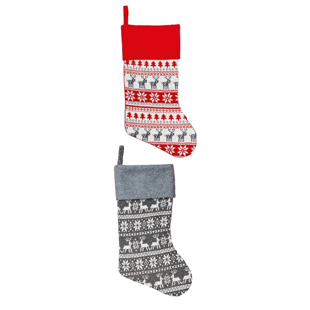 Premier 41cm Knitted Scandinavian Stocking (Choice of 2)