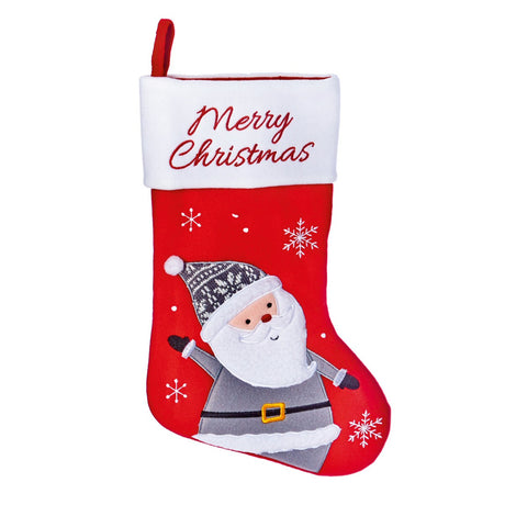 Premier 41cm Red & Grey Stocking (Choice of 3)