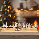 Premier 45cm Wooden Trees with Car Advent Calendar