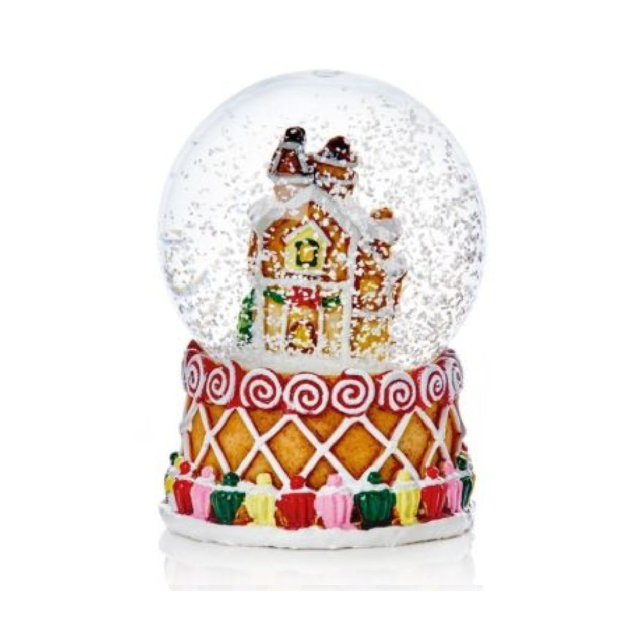 Premier 45mm Gingerbread Snow Globe (Choice of 2)