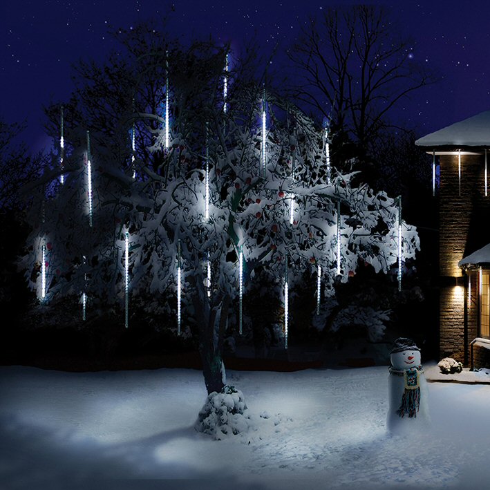 Premier 50cm Snowing Showers Christmas Lights - Pack of 5