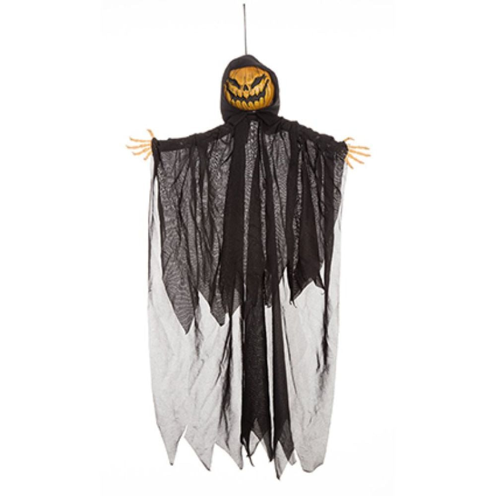 Premier 60cm Hanging Pumpkin Reaper Decoration