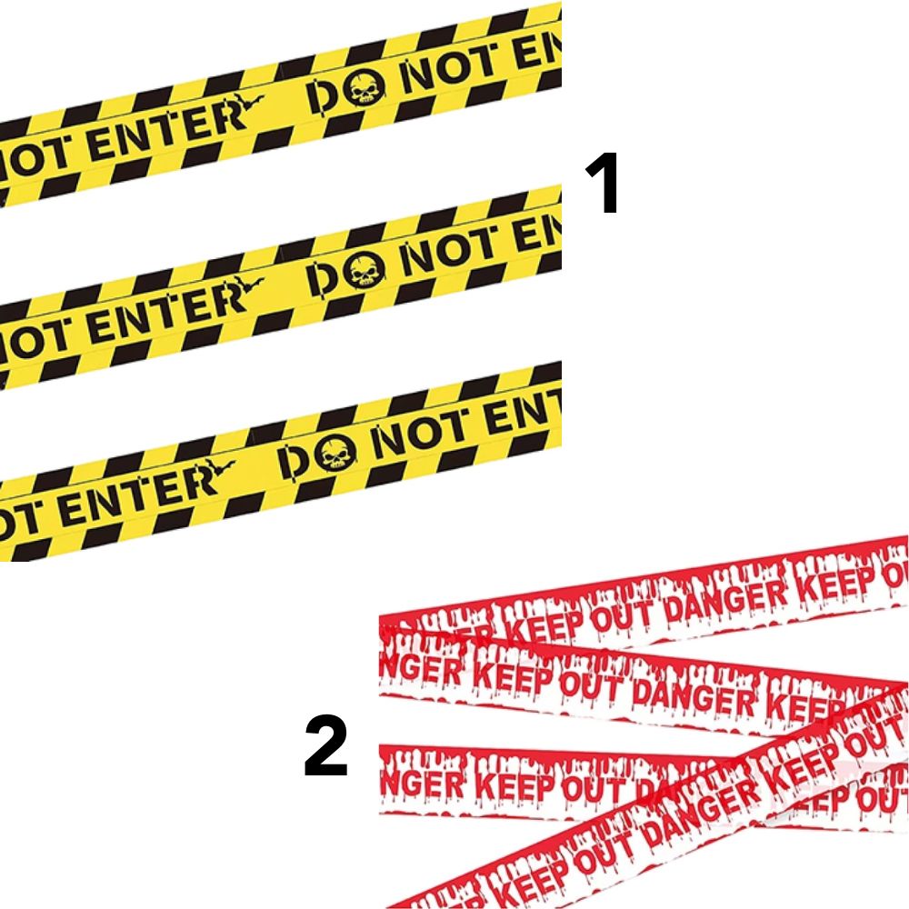 Premier 6m Halloween Fright Tape - Choice of 2
