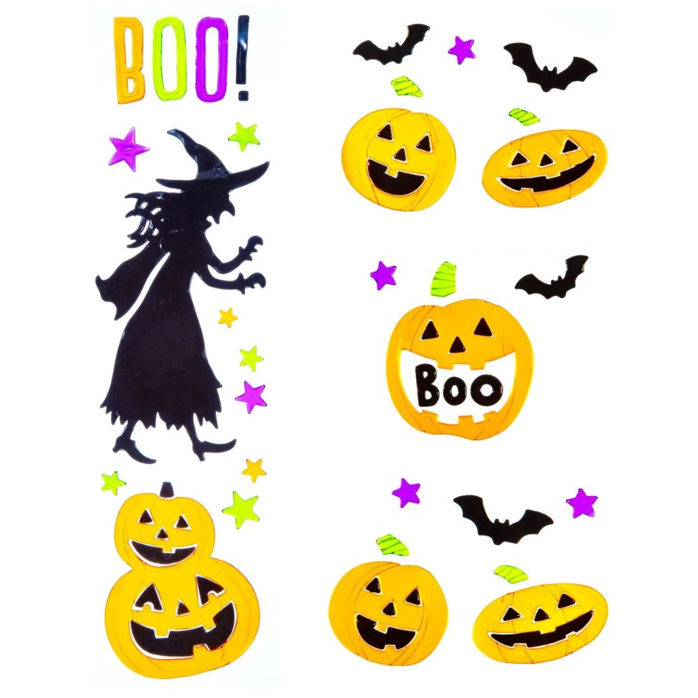 Premier Halloween Gel Window Sticker (Choice of 2)