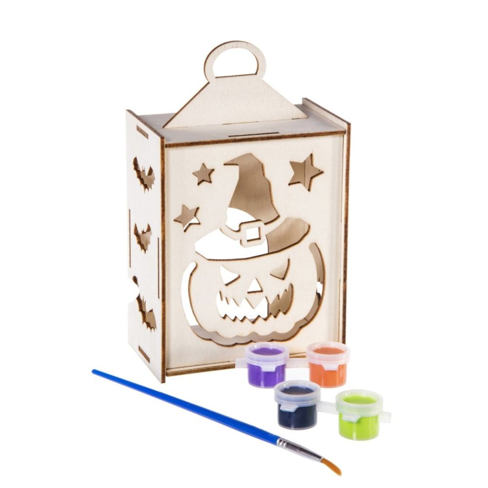 Premier Paint Your Own Wooden Lantern Kit with Paints - Choice of 2