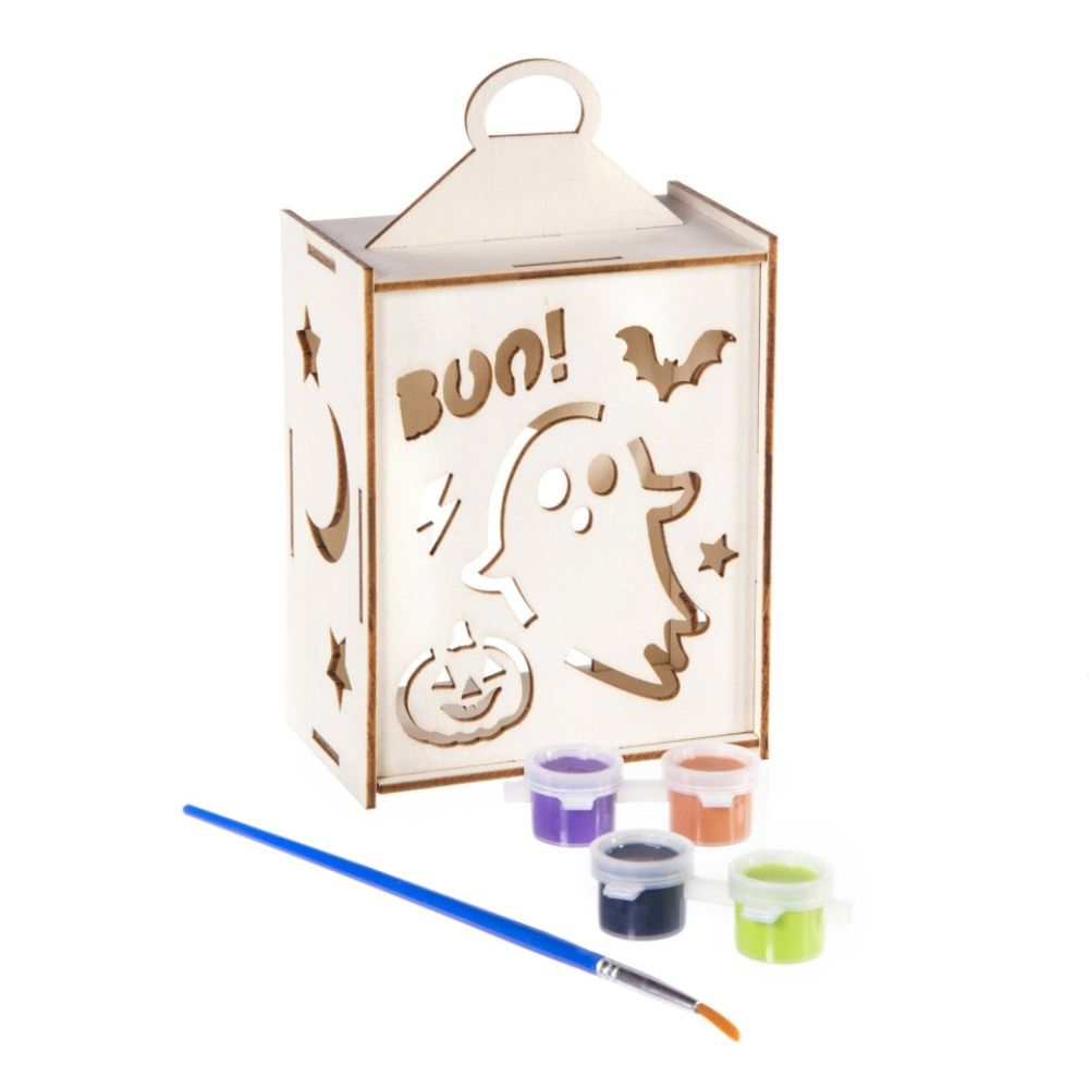 Premier Paint Your Own Wooden Lantern Kit with Paints - Choice of 2