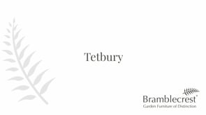 Bramblecrest Tetbury 4 Seater Round Dining Set Nutmeg