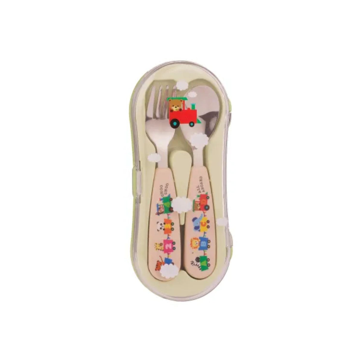 Price & Kensington All Aboard Kids Travel Cutlery Set - Old Railway Line Garden Centre