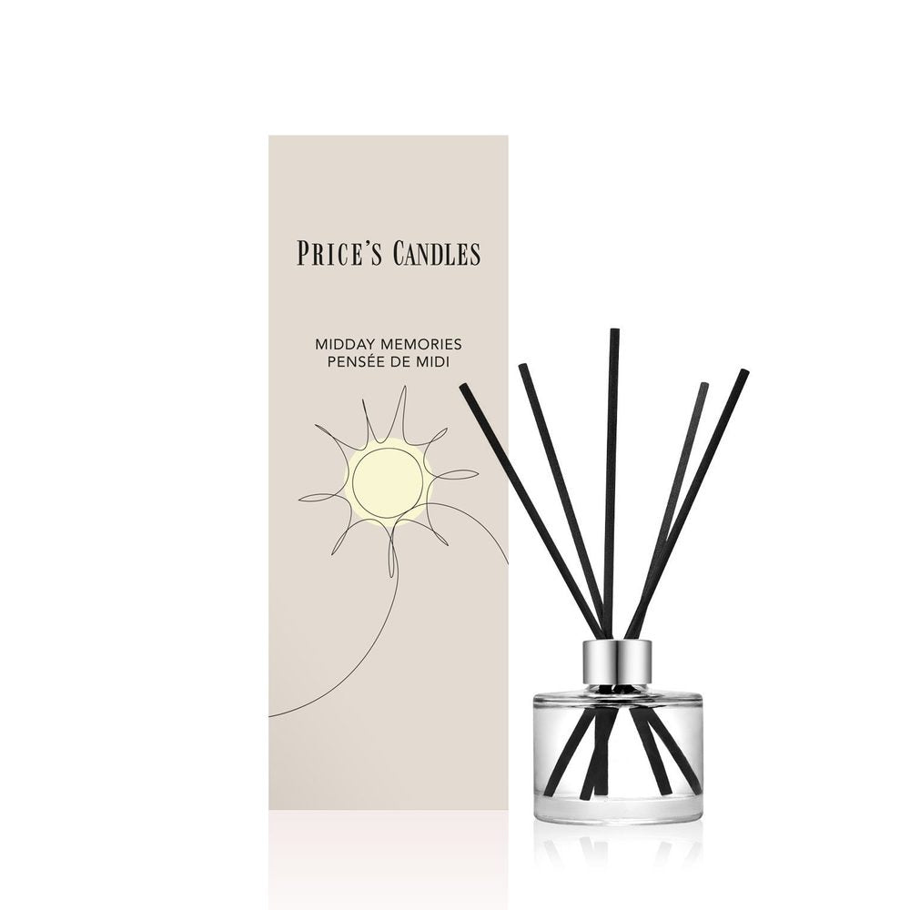 Price's Candles 100ml Midday Memories Reed Diffuser - Old Railway Line Garden Centre
