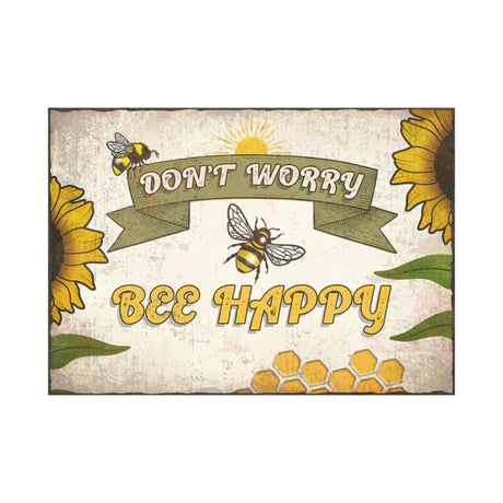 Primus Don't Worry Hanging Metal Wall Sign - Old Railway Line Garden Centre